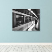 都市モダンパリの生活 キャンバスプリント (インサイチュ (ウッドフロア))