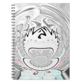 都市モダン植物模様 ノートブック (正面)