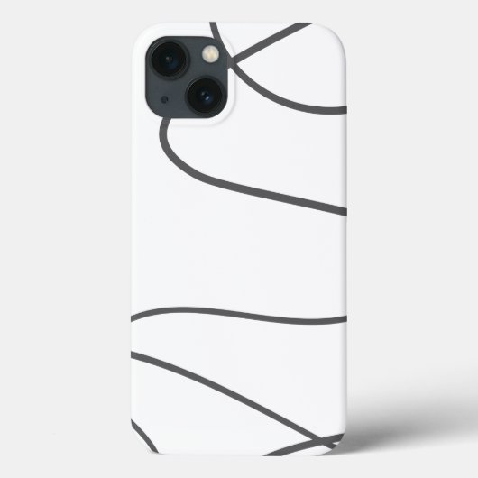 都市モダン、抽象芸術パターン。曲線、波線 Case-Mate iPhoneケース (裏面)