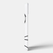 都市モダン、抽象芸術パターン。曲線、波線 Case-Mate iPhoneケース (裏面 / 右)