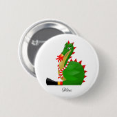 都市モンス、ベルギーのドラゴン 缶バッジ (正面&裏面)