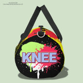 都市ユニーククールスタイルスプレーのイラストレーション ダッフルバッグ