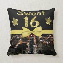 都市ライトのきらめくな星の菓子16 クッション