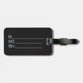 都市ラインが付いている町の荷物のラベルから出て下さい ラゲッジタグ (裏面横)