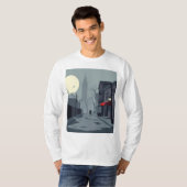 "都市リズム：通りの鼓動" Tシャツ (正面フル)