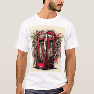 都市ロイヤリティ:グラフィティとビクトリアンチャーム Tシャツ