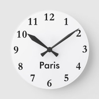 都市一流の時計 ラウンド壁時計