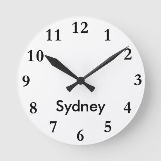 都市一流の時計 ラウンド壁時計