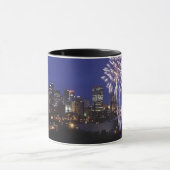 都市上の花火 マグカップ (中央)