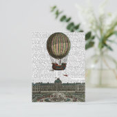 都市上空の飛行船 ポストカード (スタンド正面)