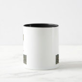 都市上空の飛行船 マグカップ (中央)