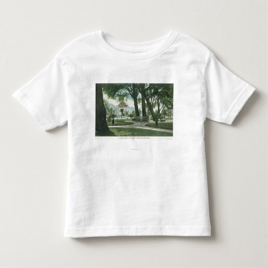 都市公園ViewAlameda、カリフォルニア トドラーTシャツ (正面)
