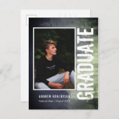 都市写真グランジの卒業 インビテーションポストカード (正面/裏面)