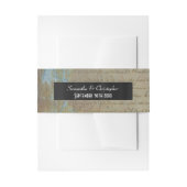 都市動揺してグランジの蒸気パーソナライズされた結婚蒸気 招待状ベリーバンド (正面例)