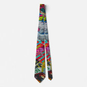 都市地下NYの落書きの首のタイ ネクタイ (正面)