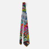 都市地下NYの落書きの首のタイ ネクタイ (裏面)
