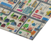 都市地図パターン カッティングボード (角)