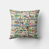 都市地図パターン クッション (裏面)