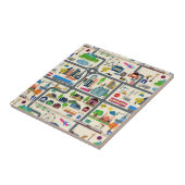 都市地図パターン タイル (側面)