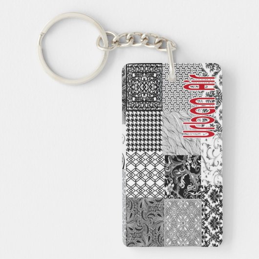 都市大気 キーホルダー (正面)