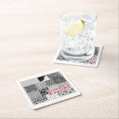 都市大気 スクエアペーパーコースター (インサイチュ)