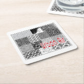 都市大気 スクエアペーパーコースター (アングル)