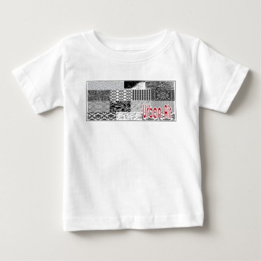 都市大気 ベビーTシャツ (正面)