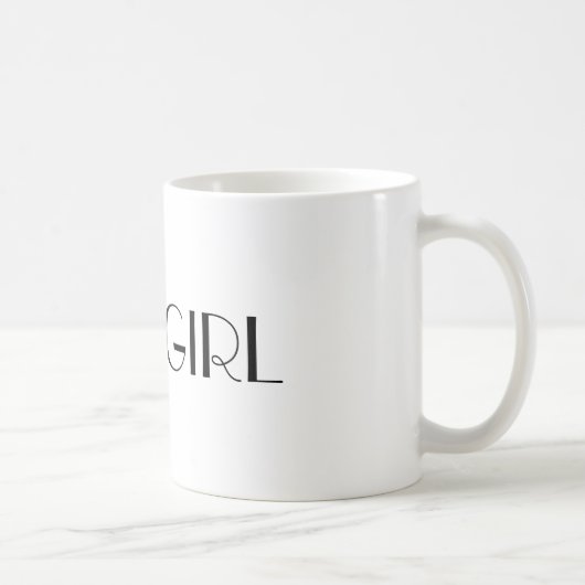 都市女の子の引用文のコーヒー・マグ コーヒーマグカップ (右)