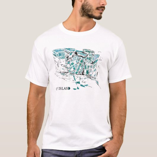 都市島のgraff tシャツ (正面)