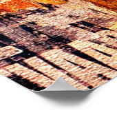 都市崩壊抽象芸術 ポスター (角)