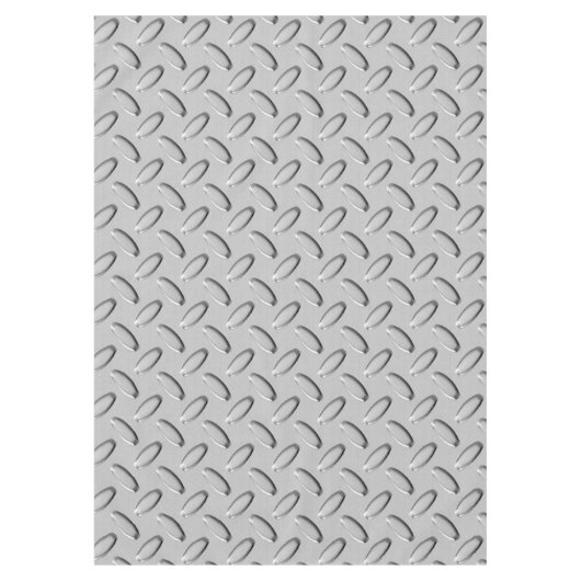 都市工業用金属質感プリント テーブルクロス (正面)