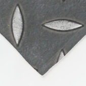 都市工業用金属質感プリント フリースブランケット (角)