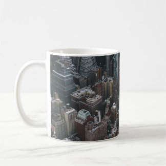 都市建物Sの高角撮影 コーヒーマグカップ