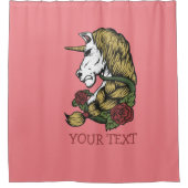 都市戦士ユニコーンバラバスタオルセットシャワー シャワーカーテン (正面)