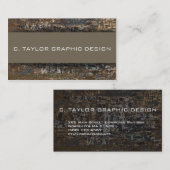 "都市抽象的" 1 名刺 (正面/裏面)