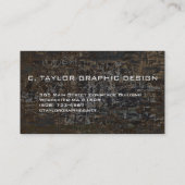 "都市抽象的" 1 名刺 (裏面)