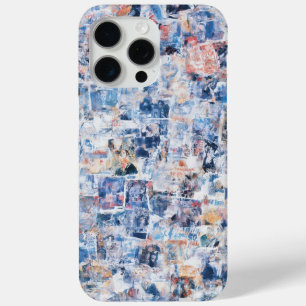 都市抽象芸術コラージュのモバイルケース iPhone 15 PRO MAXケース