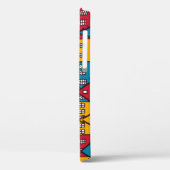 都市抽象芸術:ヴィンテージ都市パターン Case-Mate iPhoneケース (裏面 / 左)