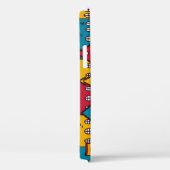 都市抽象芸術:ヴィンテージ都市パターン Case-Mate iPhoneケース (裏面 / 右)