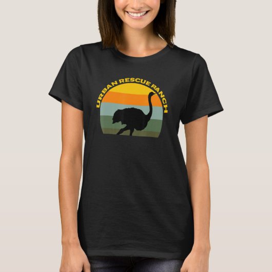 都市救助牧場保護動物T Tシャツ (正面)