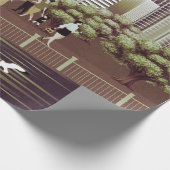 都市景観のラッピング紙 ラッピングペーパー (角)