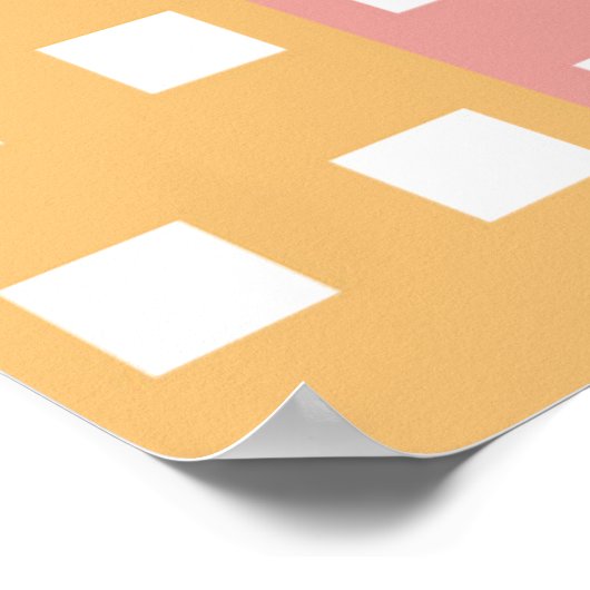 都市景観の夜 ポスター (角)