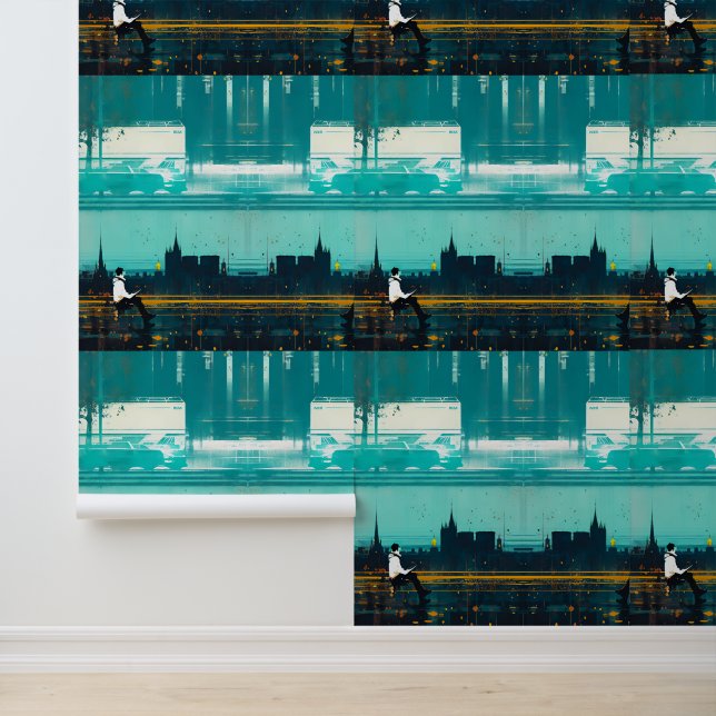 都市景観の都市スケッチャー夕べ 壁紙 (アプリケーション)