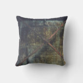 都市景観の錆びた工業用物件 クッション (裏面)