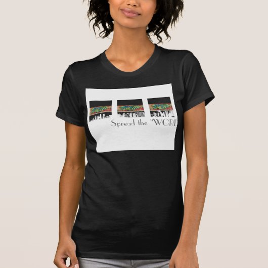 都市景観カスタマイズ1枚のTシャツ- Tシャツ (正面)