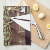 都市景観キッチンタオル キッチンタオル (四つ折り)