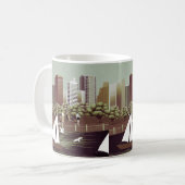 都市景観コーヒーマグ コーヒーマグカップ (正面左)