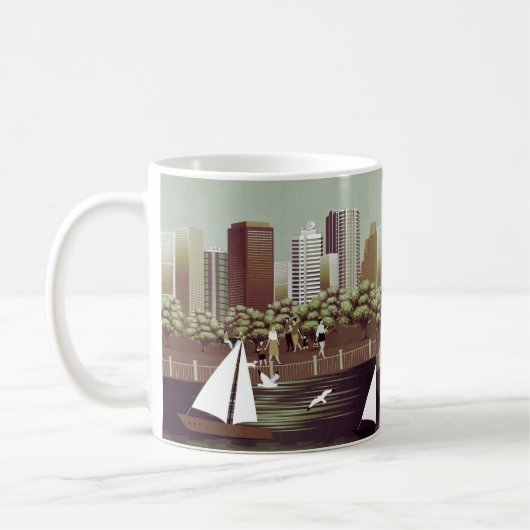 都市景観コーヒーマグ コーヒーマグカップ (左)
