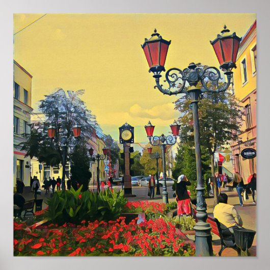 都市景観ポスカラフルター ポスター (正面)