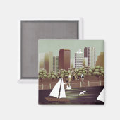 都市景観磁石 マグネット (正面/裏面)